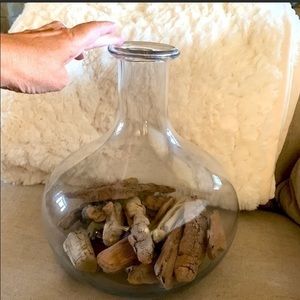 Glass Jug with Montana driftwood